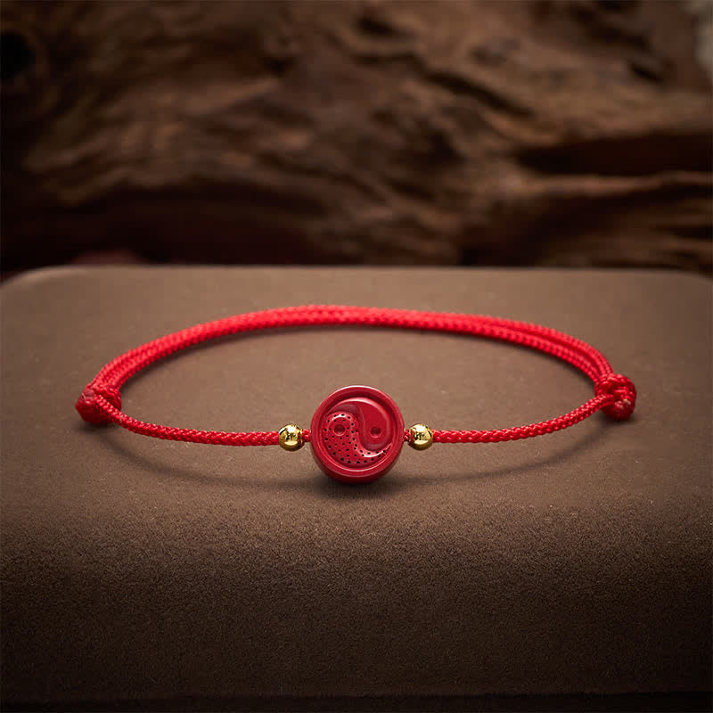 Nimara Ritual Yin Yang Red String Balance Bracelet