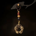 Nimara Ritual Vintage Double Pi Xiu Chinese Coin Wealth Brass Keychains