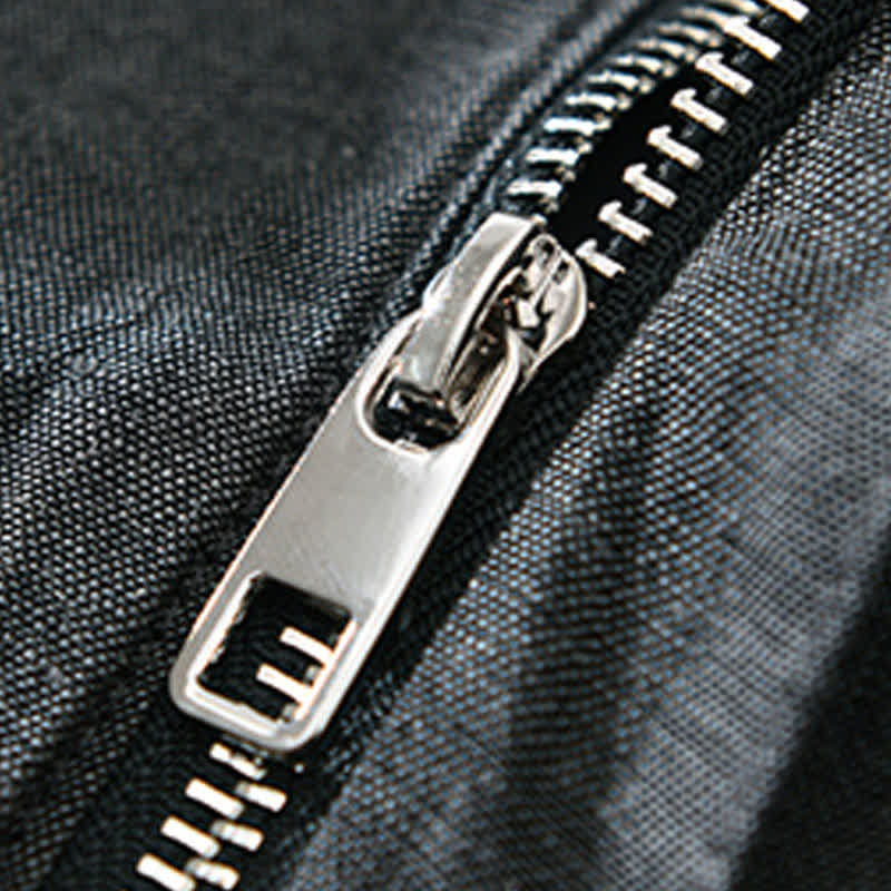 Nimara Ritual Spring Summer Casual Minimalist Mandarin Collar Zipper Design Solid Men's Jacket With Pockets