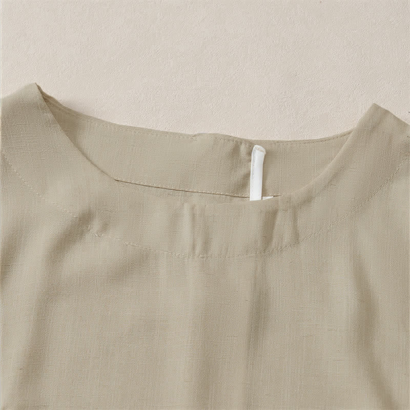 Nimara Ritual Summer Casual Minimalist Crew Neck Solid Cropped Women's Short Sleeve T-Shirts