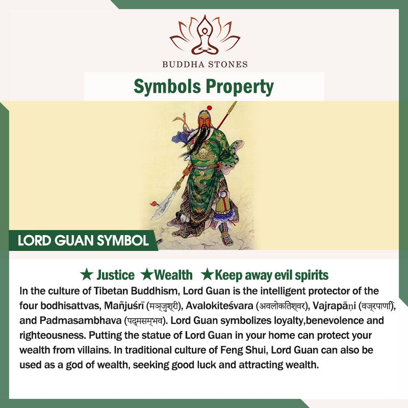 FengShui Lord Guan Protection Necklace Pendant