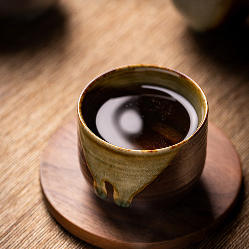 Nimara Ritual Retro Brown Kiln Change Ceramic Teacup Kung Fu Tea Cup