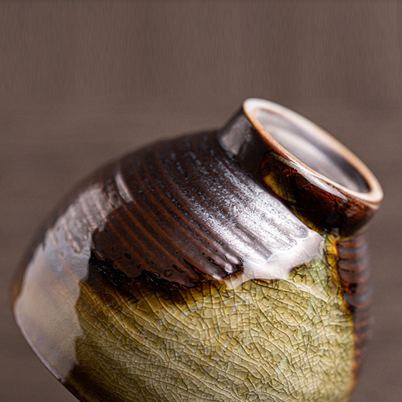 Nimara Ritual Retro Brown Kiln Change Ceramic Teacup Kung Fu Tea Cup
