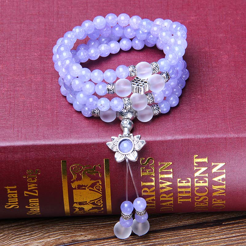 Nimara Ritual Purple Jasper Bead Strength Bracelet Mala