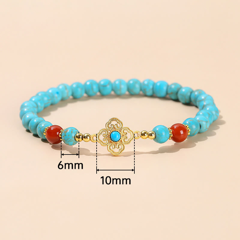 Nimara Ritual Turquoise Bead Protection Balance Bracelet