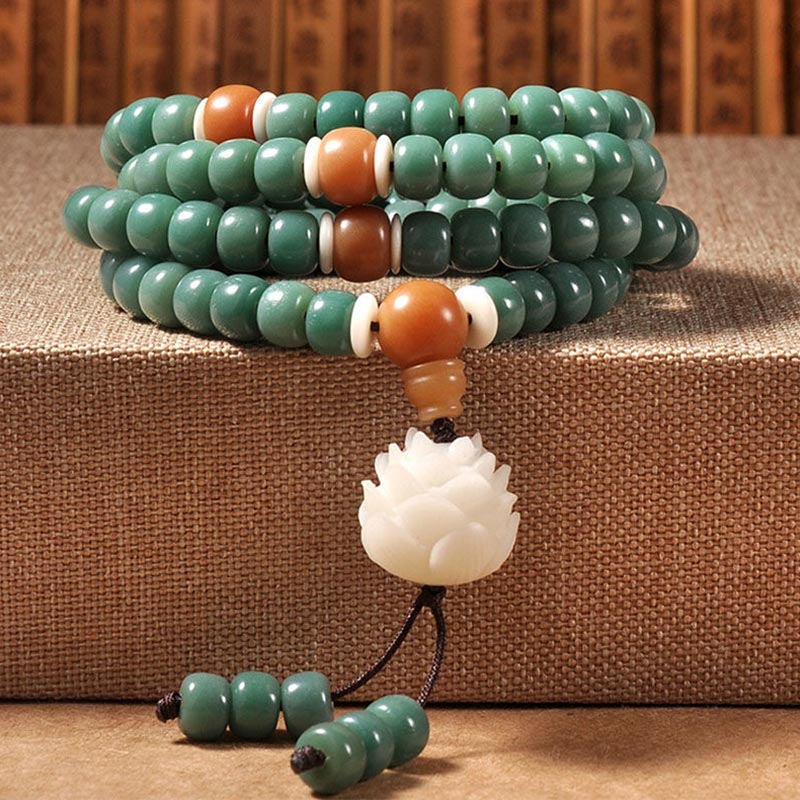 Nimara Ritual Lotus Cyan Bodhi Seed Success Bracelet