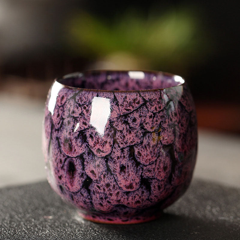 Nimara Ritual Simple Multicolored Kiln Change Chinese Jianzhan Ceramic Teacup Kung Fu Tea Cup 110ml