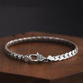 Nimara Ritual Double Dorje Vajra Strength Punk Copper Chain Bracelet Necklace