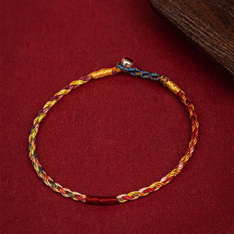 Nimara Ritual Handmade Five Color Thread Luck Couple Child Adult Bracelet