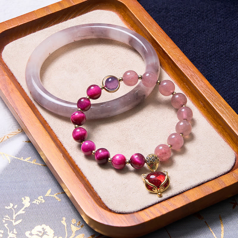 Nimara Ritual Enhance Happiness and Joy Purple Bracelet Bangle Bundle