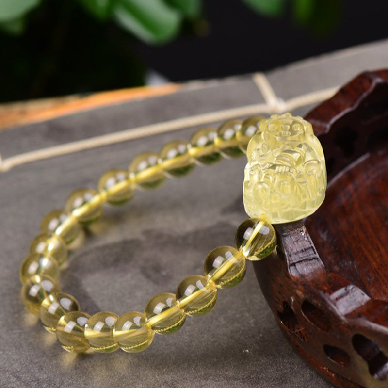Nimara Ritual FengShui Citrine PiXiu Wealth Bracelet