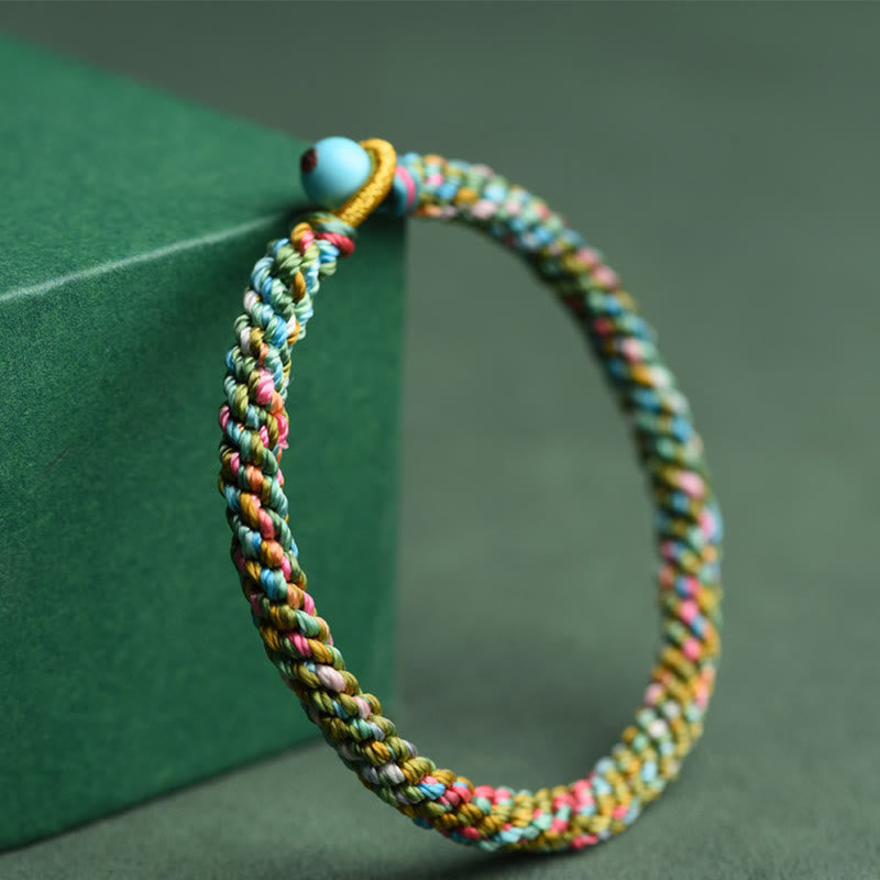 Nimara Ritual Colorful Rope Luck Handcrafted Braided Child Adult Bracelet