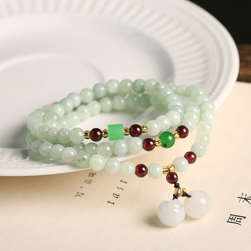 Nimara Ritual Natural Jade Pixiu Buddha Abundance Bracelet