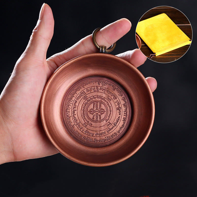 Nimara Ritual Small Copper Prayer Altar Portable Burning Holder Incense Sage Smudging Rituals Use Items