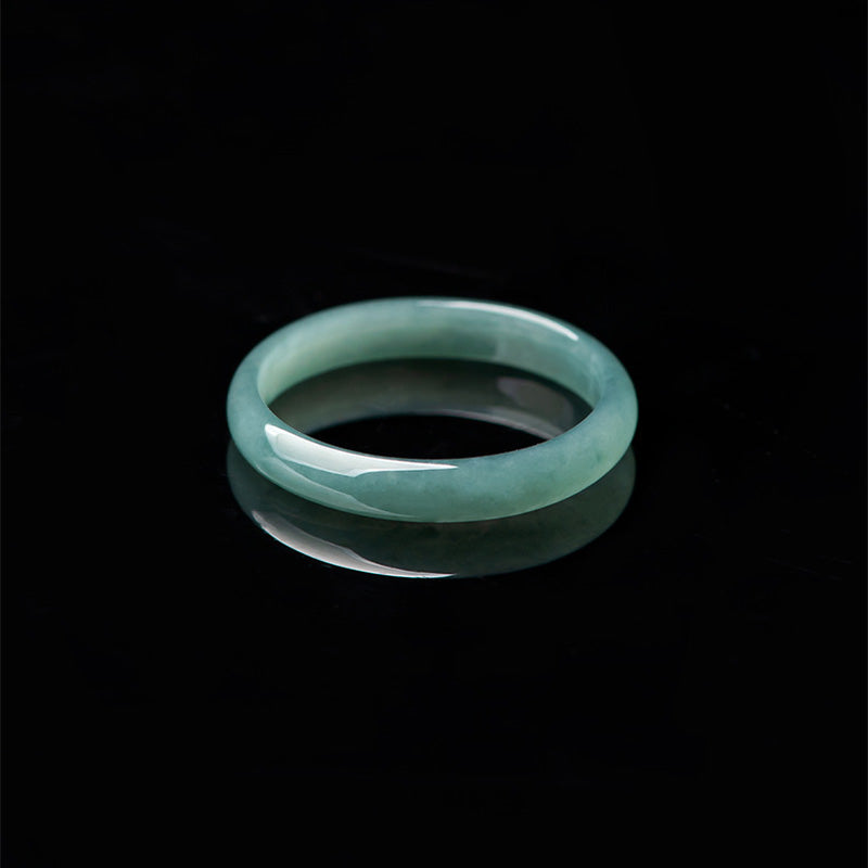 Nimara Ritual Natural Jade Prosperity Protection Ring