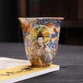 Nimara Ritual Dunhuang Color Flying Apsaras Teacup Kung Fu Tea Cup