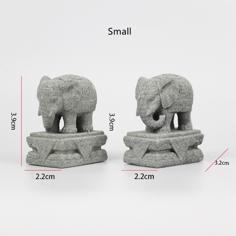Nimara Ritual Lion Fu Foo Dogs Elephant Ward Off Evil Blessing Home Decoration