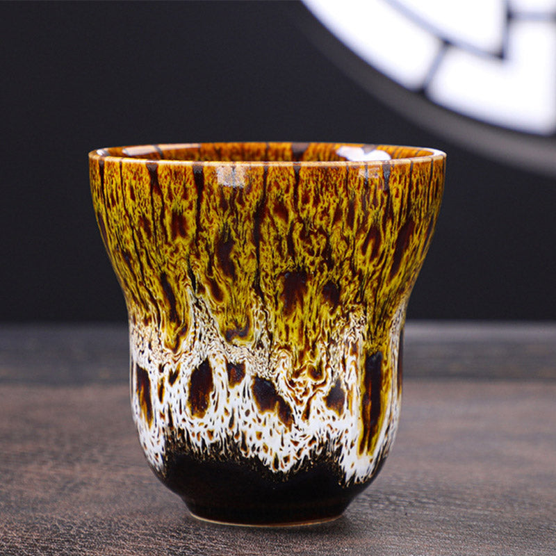 Nimara Ritual Vintage Kiln Change Design Ceramic Coffee Mug Tea Cup 150ml