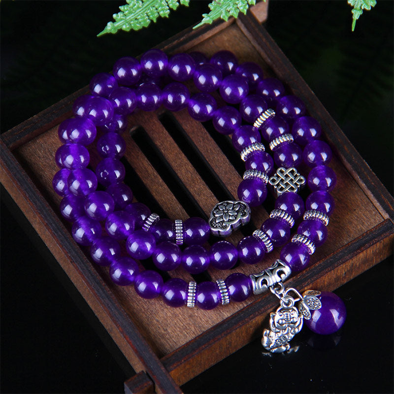 Nimara Ritual The Amethyst Pixiu Wealth Bracelet