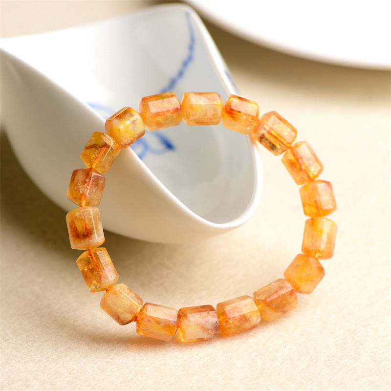 Nimara Ritual Natural Citrine Prosperity Protection Bracelet