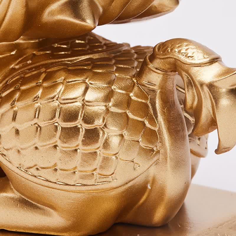 Nimara Ritual Lion Statue Strength Resin Home Office Decoration
