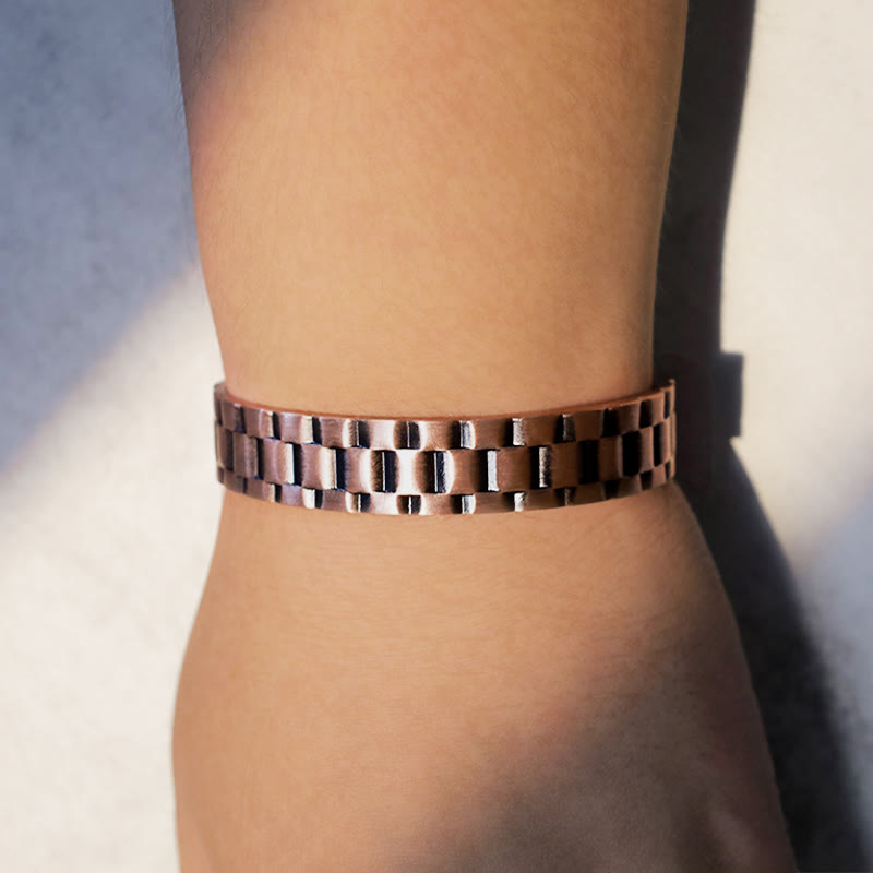 Nimara Ritual Vintage Copper Balance Cuff Bracelet