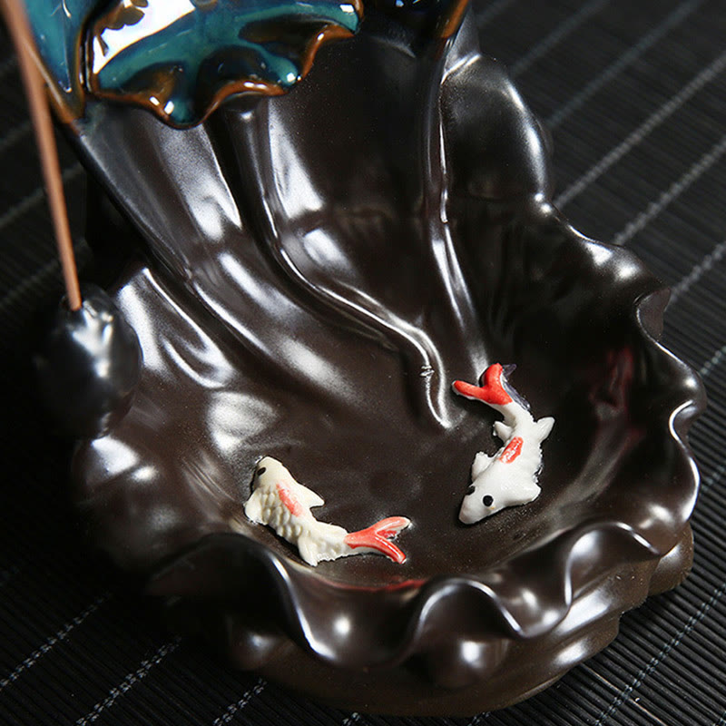 Nimara Ritual Waterfall Incense Burner Backflow Incense Holder
