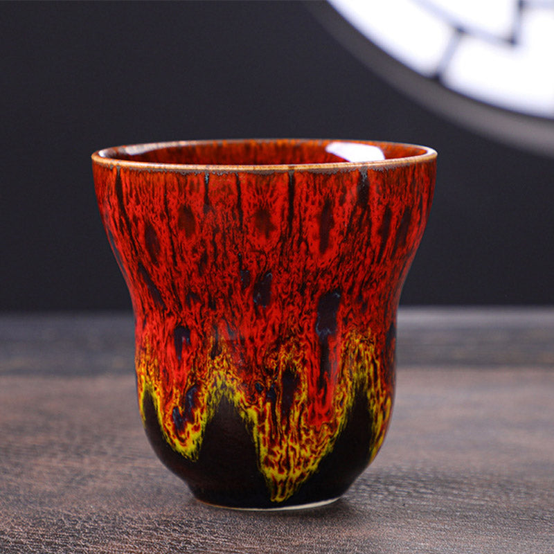Nimara Ritual Vintage Kiln Change Design Ceramic Coffee Mug Tea Cup 150ml