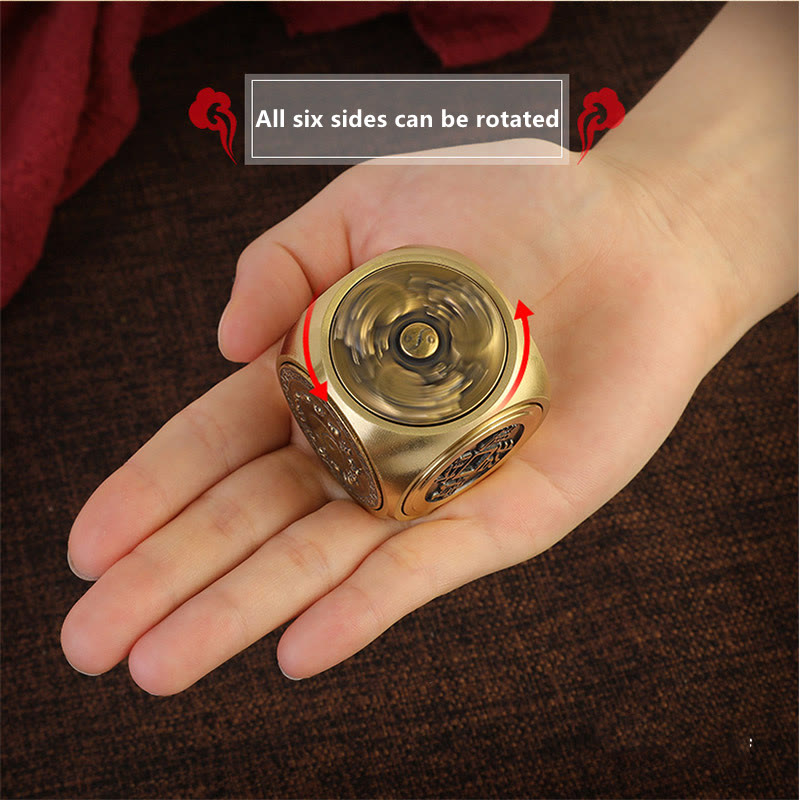 Nimara Ritual Four Beasts Feng Shui Yin Yang Bagua Copper Coin Harmony Rotatable Decoration