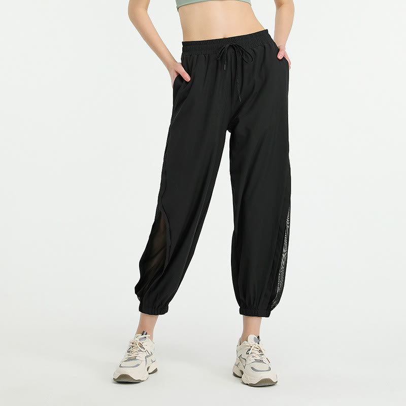 Nimara Ritual High Waist Loose Fitness Yoga Sports Track Pants With Pockets