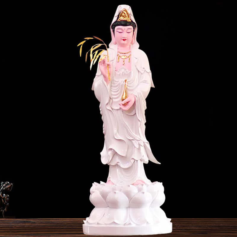 Nimara Ritual Chenrezig Bodhisattva Avalokitesvara Figurine Harmony Resin Statue Home Decoration
