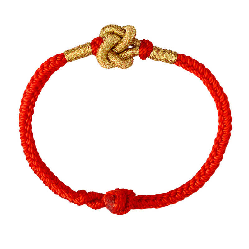 Nimara Ritual Handmade Simple Design Chinese Knotting Luck Strength Braid String Bracelet