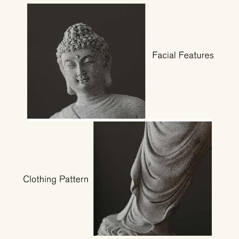 Nimara Ritual Meditation Buddha Auspicious Clouds Design Serenity Home Decoration