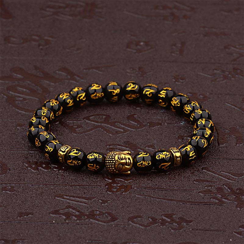 Nimara Ritual Tibetan Buddha Mantra Amulet Bracelet
