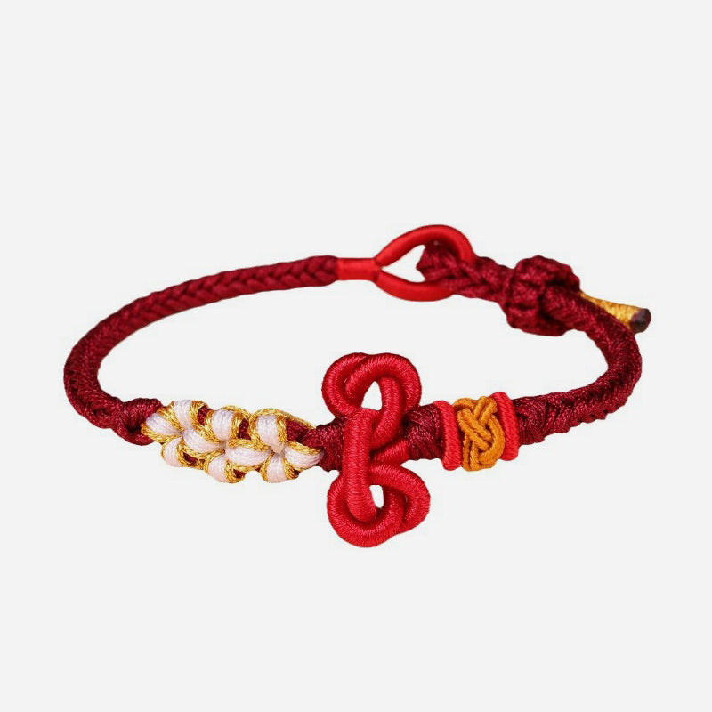 Nimara Ritual Handmade Wenchang Knot Luck Strength Braided Rope Bracelet