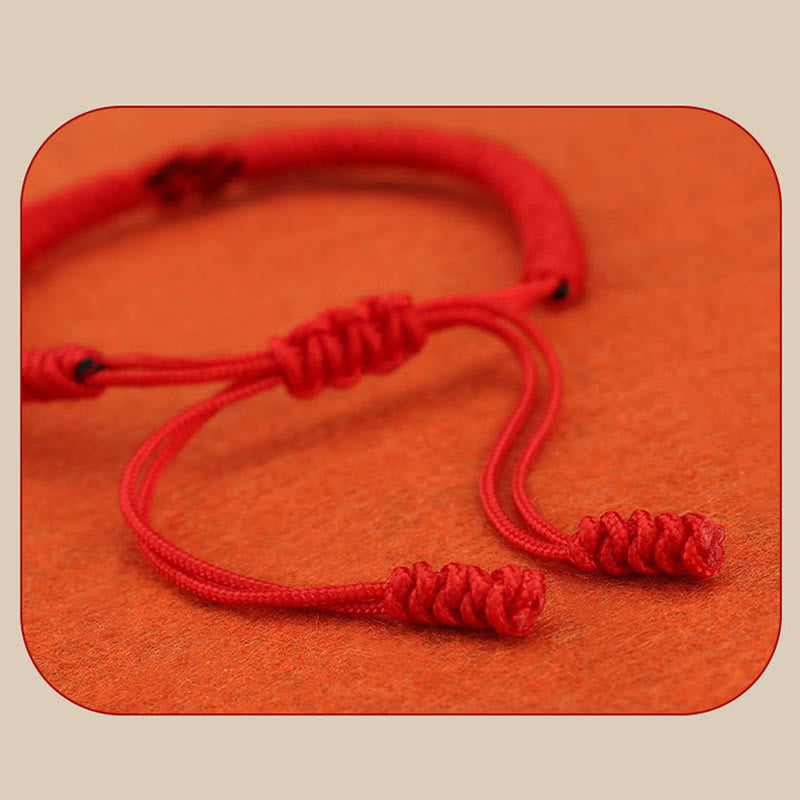 Nimara Ritual 2Pcs Tibetan Luck Chinese Knot Protection String Bracelet