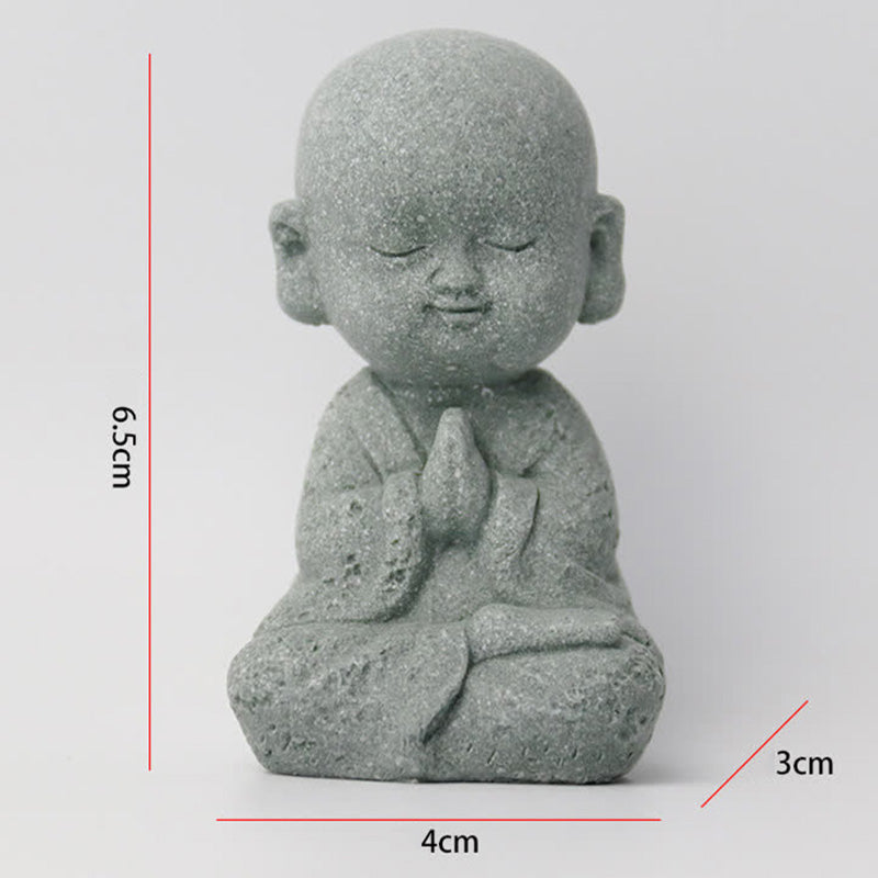 Nimara Ritual Meditation Prayer Monk Buddha Statue Serenity Home Decoration