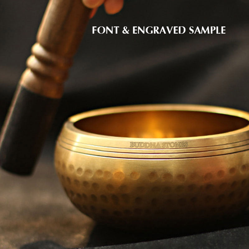 Nimara Ritual Tibetan Sound Bowl Handcrafted for Relaxation and Mindfulness Meditation Singing Bowl Set