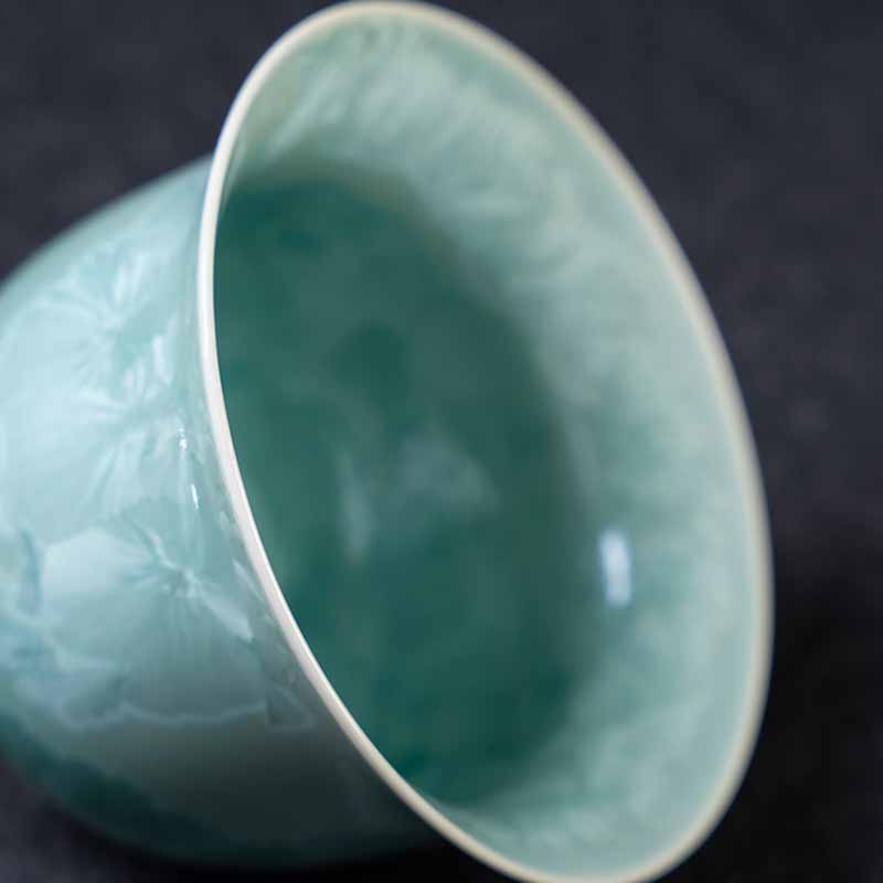 Nimara Ritual Traditional Glaze Ceramic Gaiwan Sancai Teacup Kung Fu Tea Cup And Saucer With Lid 180ml