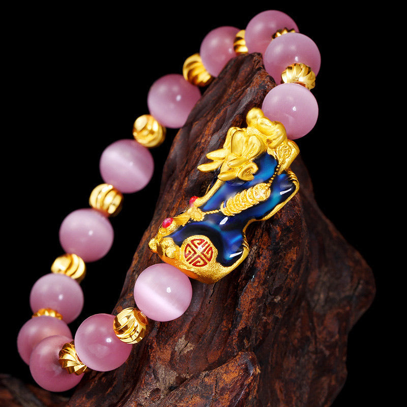 Nimara Ritual Pixiu Cat Eye Lucky Bracelet