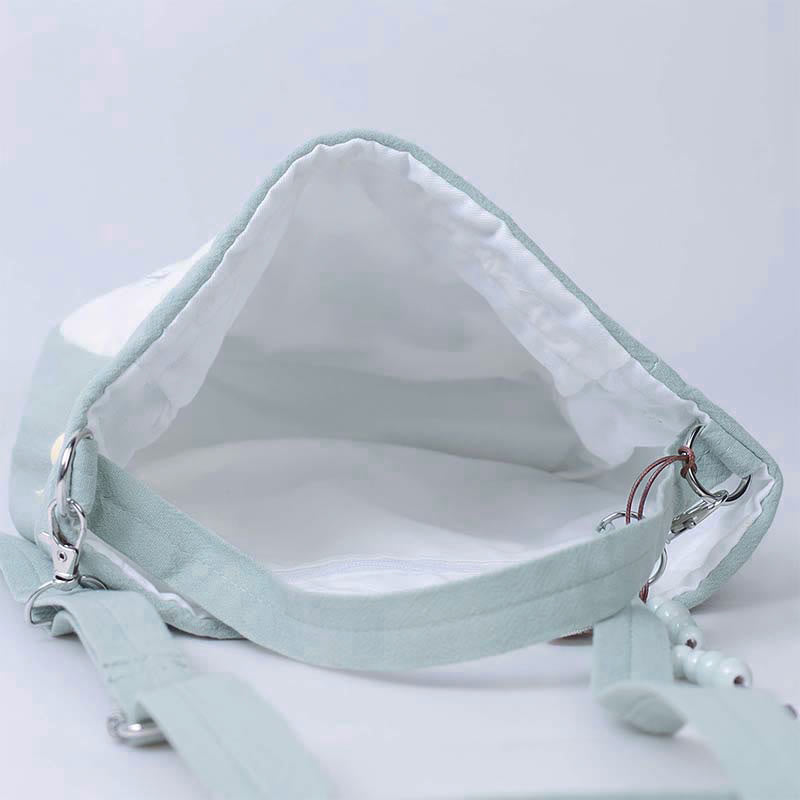 Nimara Ritual Suzhou Embroidery Lotus Epiphyllum Magnolia Cotton Linen Tote Crossbody Bag Shoulder Bag Handbag