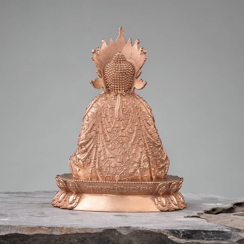 Nimara Ritual Shakyamuni Figurine Compassion Handmade Copper Statue Decoration