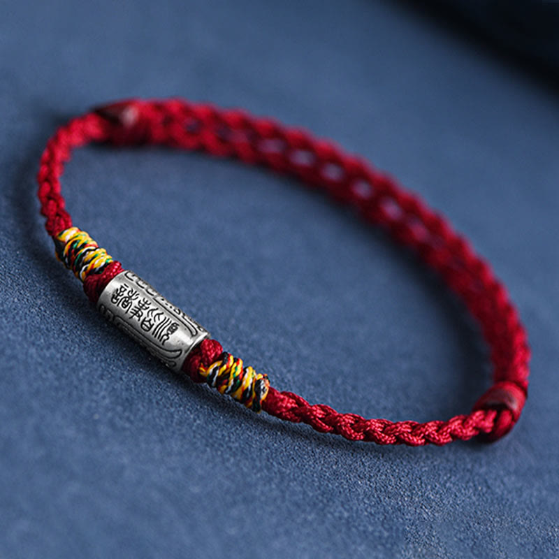 Nimara Ritual Handcrafted 925 Sterling Silver Everything Goes Well Design Protection Strength Bracelet Anklet