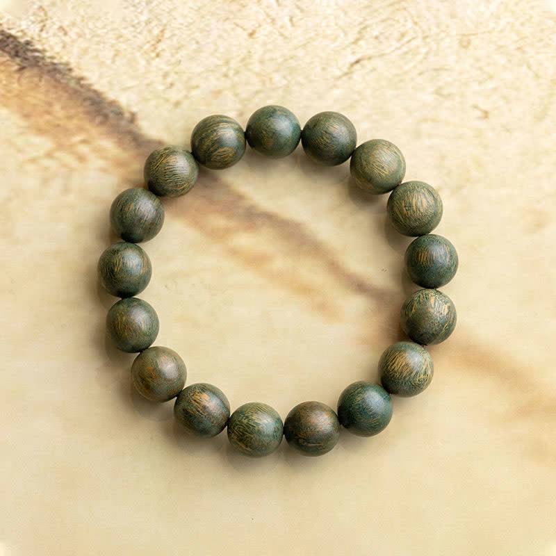 Nimara Ritual Tibetan Green Sandalwood Soothing Cure Bracelet