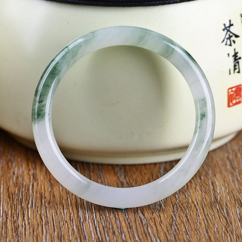 Nimara Ritual Natural Jade Abundance Protection Bracelet Bangle