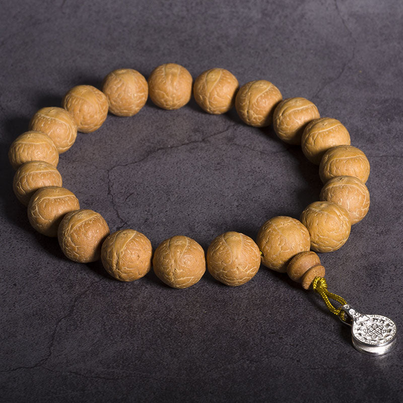 Nimara Ritual Bodhi Seed Luck Auspiciousness Wrist Mala Tassel Pocket Mala