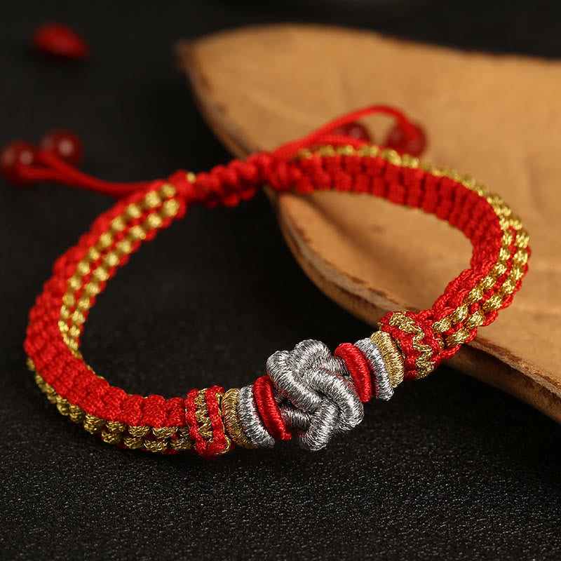 Nimara Ritual Colorful Rope True Love Knot Luck Handmade Bracelet