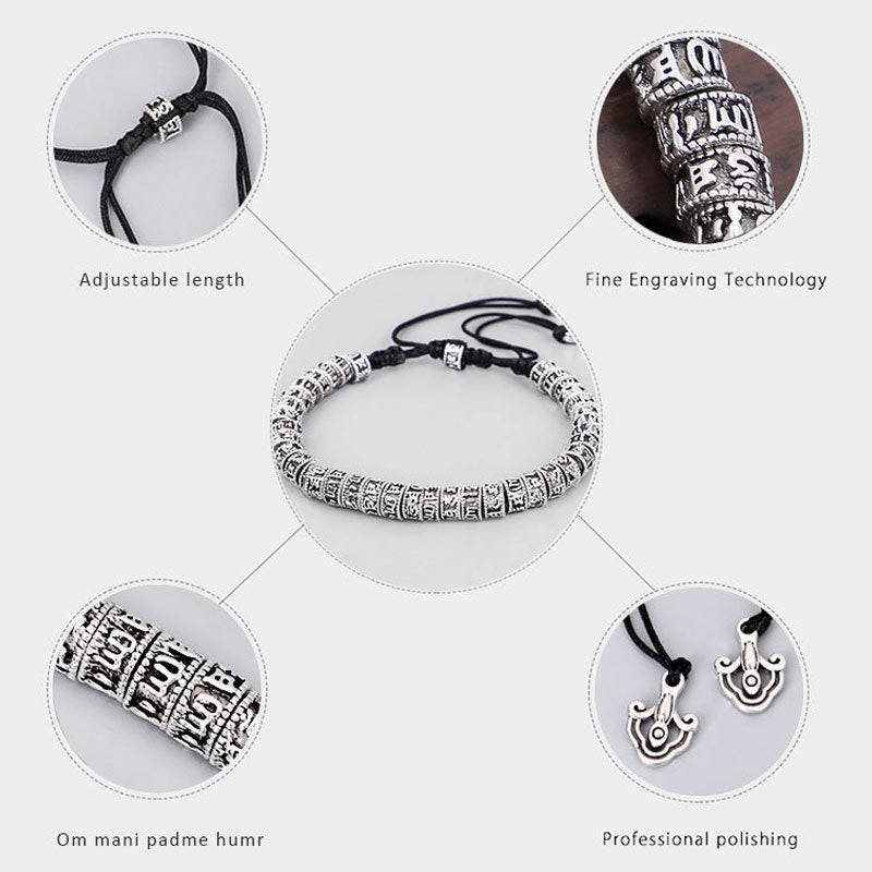 Nimara Ritual Handmade Tibetan Mantra Purity Bracelet