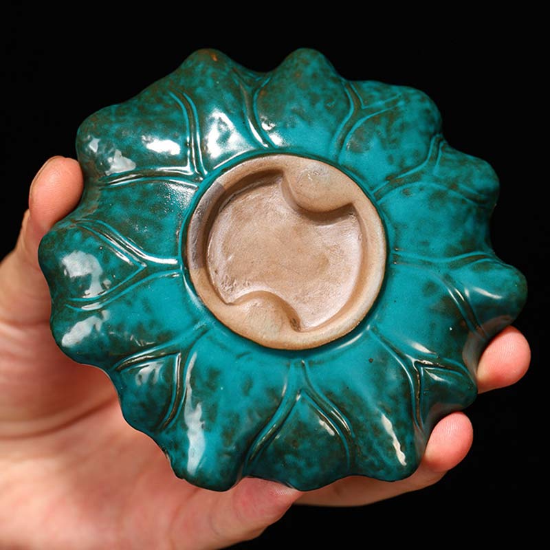Nimara Ritual Tibetan Lotus Blessing Incense Burner Decoration