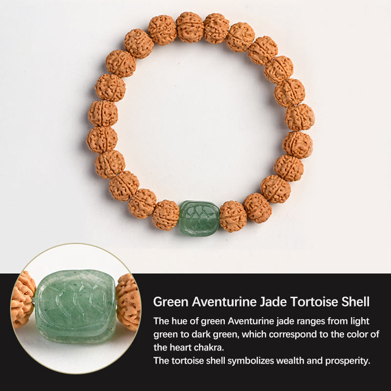 Nimara Ritual Tibet Rudraksha Bodhi Seed Wealth Auspiciousness Bracelet